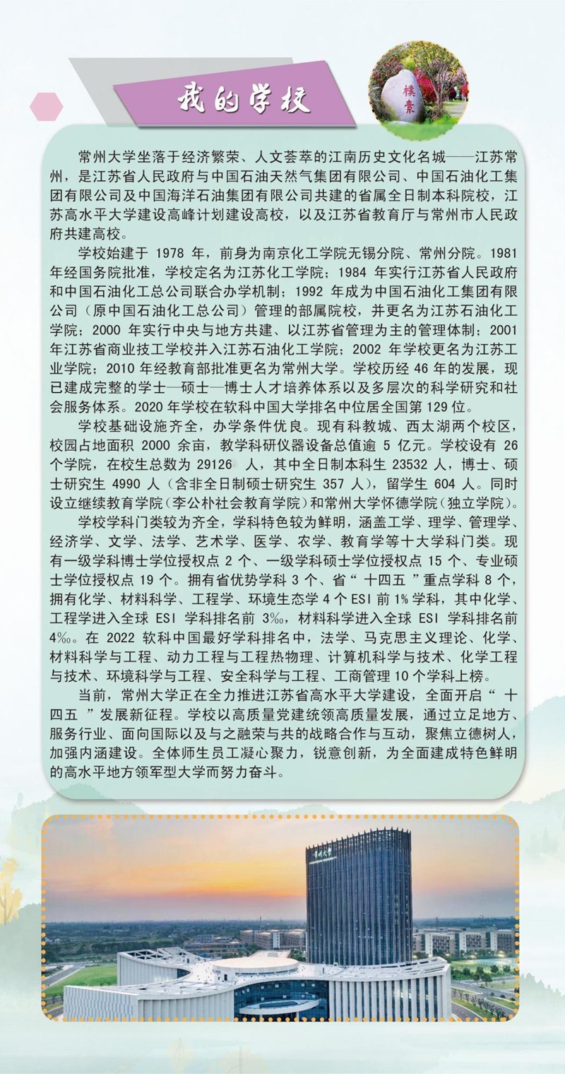 常州大学2024年自学考试招生简章